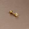 Heißer Verkauf Piercing Schmuck Edelstahl Ohrknochen Nägel Zirkon Kugel Schraube Kleine Ohrringe Damen Leichter Luxus Ohrringe