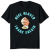 Niedriger Biber Frank Drebin Lustiges T-Shirt vintage gewaschen Bequem Weich Für den täglichen Gebrauch Unisex