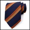 [White Fang] Necktie, Yarn-Dyed Stripe, Polyester, Formal Business Style, Men's NC047 (WT01)