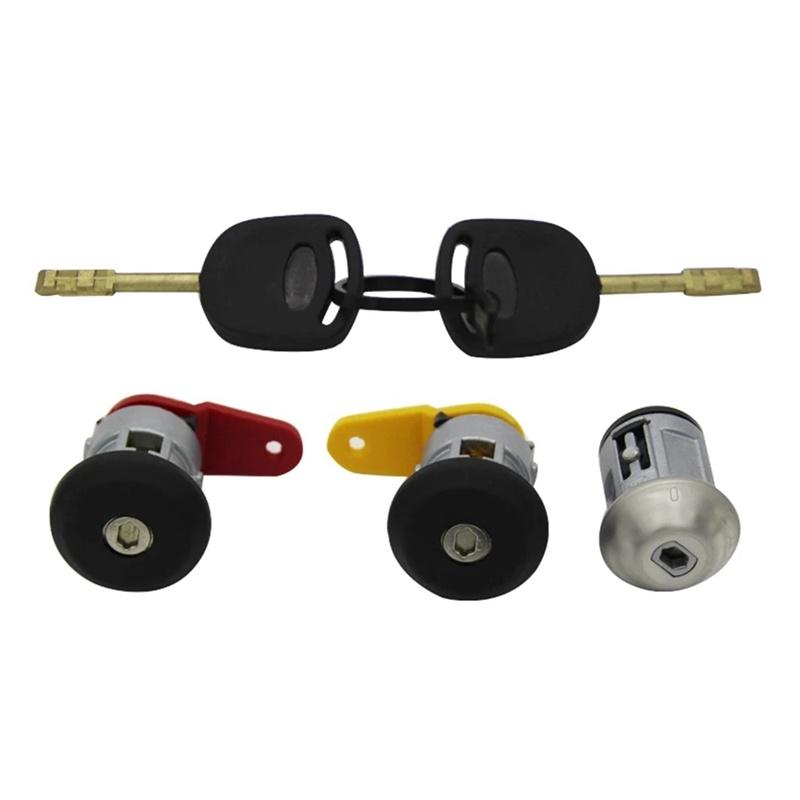 Car Left and Right Ignition Switch Door Lock Start Switch Car Door Lock for Ford Fiesta COURIER ESCORT KA