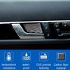 4X Carbon Fiber Door Handle Bowl Cover Trim For Mercedes-Benz W204 W212 2009-15