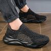 Ultra Lightweight Socks Shoes Men Women Breathable Knitted Casual Sneakers Slip-on Loafers Thick Sole Walking Footwear