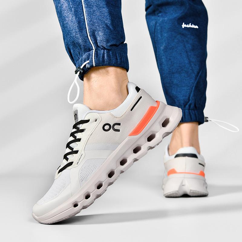 New Fashionable Men's Platform Running Shoes Breathable Mesh Fitness Sneakers Marathon Outdoor Running Men's Shoes