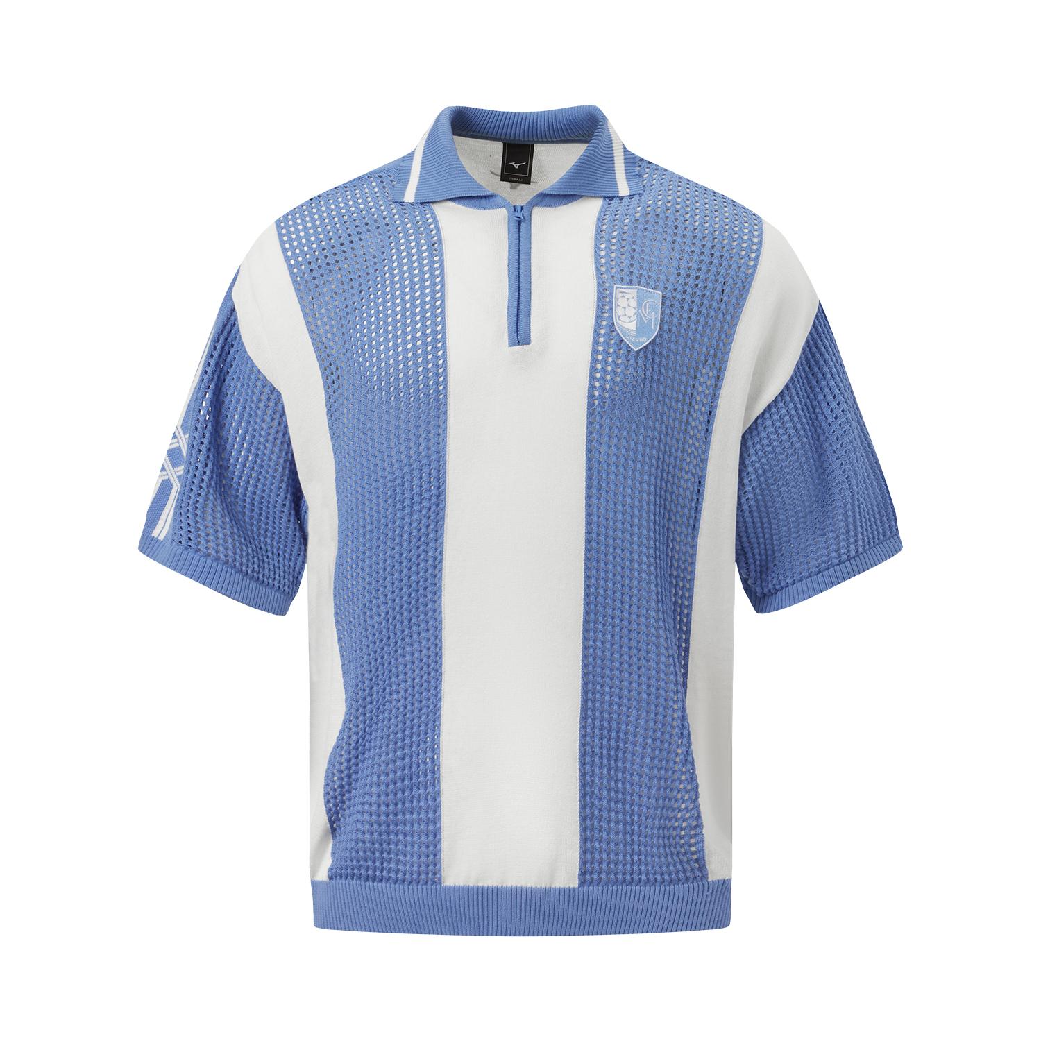 Mizuno Polo Shirts Unisex Lapel Moderate Straight Fit K2CA63E4 S