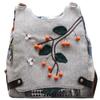 Ethnischer Rucksack Retro Baumwolle Leinen Damen Umhängetasche Weiblich Allzweck-Rucksäcke Leichte Reisetaschen für Mädchen Schultasche