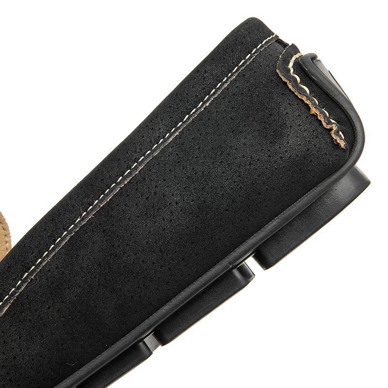 Men's Casual Leather Shoes Lightweight Loafers Moccasins Slip on Comfortable Driving Shoe