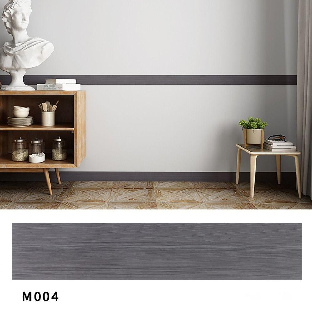 Self Adhesive Floor Tile Sticker Windowsill Corner Wallpaper Home Decor Skirting Line
