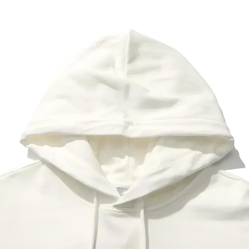 Li-Ning Fashion Cotton Hooded Pullover Sweatshirt Long Sleeve Casual Sports Suit Unisex sweatshirt White Black YWDV37-2-AKL03-1