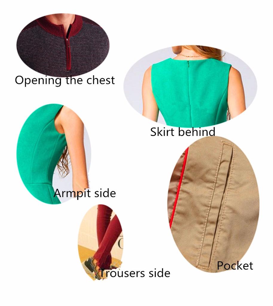 Fermeture éclair invisible pour jupe foncée, fermeture éclair au dos, fermeture éclair, accessoires vestimentaires, couleurs mélangées, 70 cm, 50 pièces