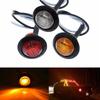 HQ 2pcs 12/24V LED Side Marker light Indicator LED Bullet Light Truck Trailer Lorry Tail light 3/4" LED Marker Clearance Light
