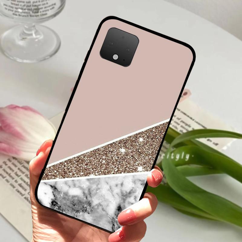 Case For Google Pixel 4A 5G Silicone Soft TPU Black Phone Cover For Google Pixel 5 XL 5G Protective Fundas Cases Luxury Coque