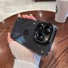 Applicable to iPhone16promax mobile phone case, star glitter lens film, Apple 15 all-inclusive 16 transparent protective case