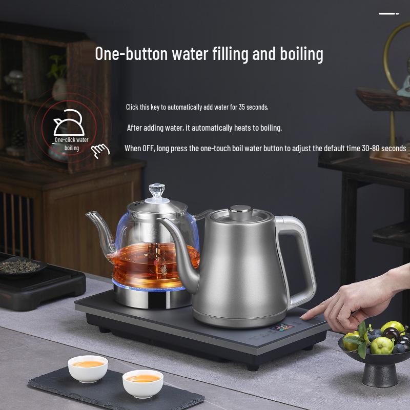 Till Yi Automatisk Dubbelvatten Elektrisk Vattenkokare med Konstant Temperatur - Integrerat Te-bordset