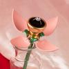 Elegant Flower Proposal Ring Box Dustproof Rose Ring Box Auto Blooming Jewelry Box  Gift