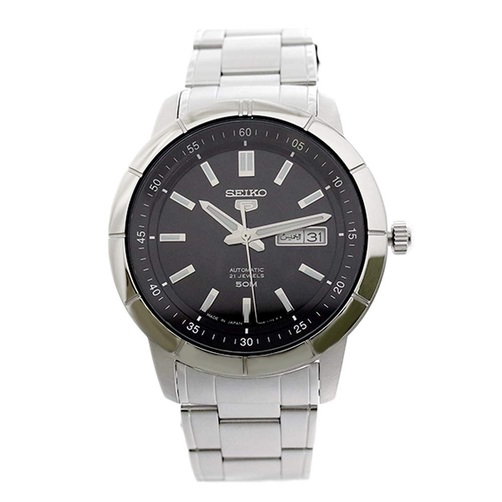 

Часы SEIKO SNKN55J1 SEIKO5 Автоматические Черные Серебристые Черные Мужские m-sto1 [Б/у] чёрный