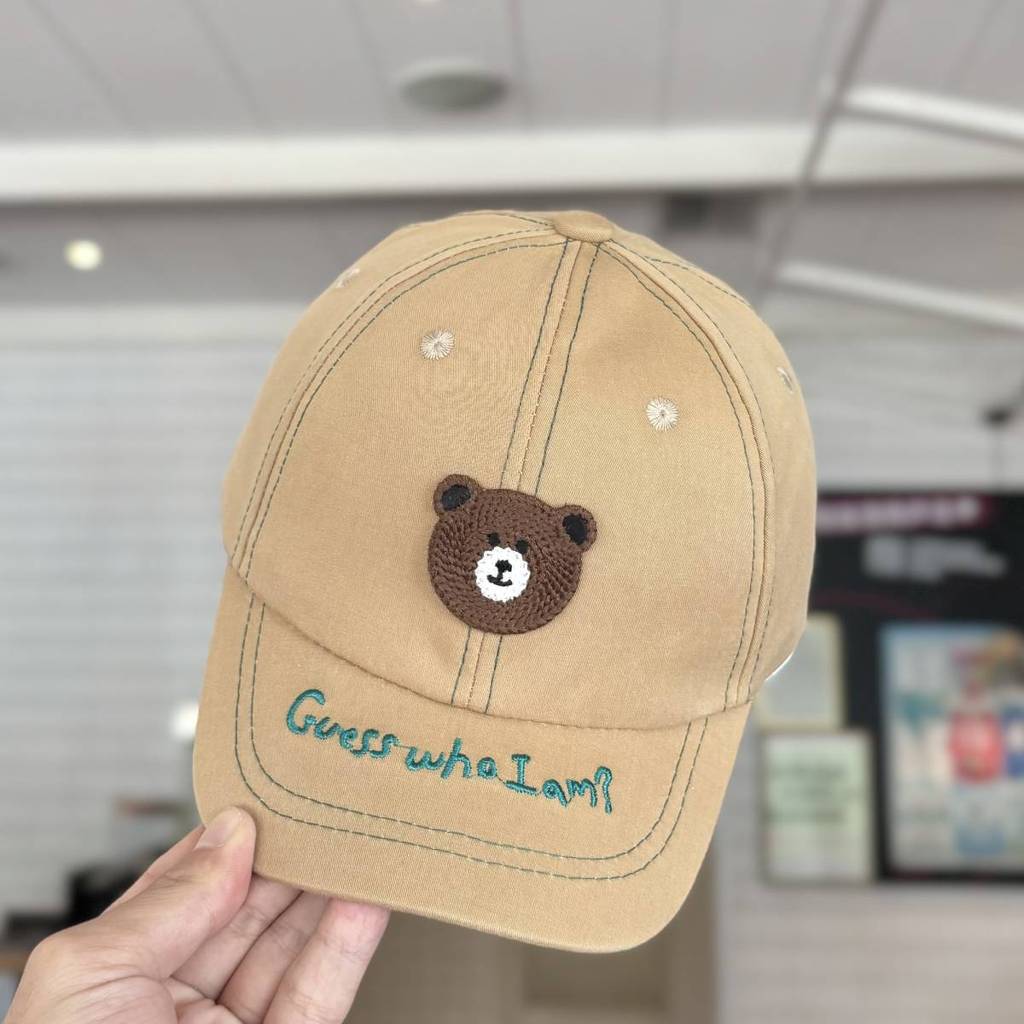 

Childrens Cartoon Duck Bill Hat With Embroidery For Boys And Girls Fall Season Sun Protection хакі