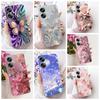For Xiaomi Redmi 13C 13R 5G Case New Fashion Flower Pattern Soft Silicone Phone Cover Back Cases For Xiaomi Poco M6 5G Protector
