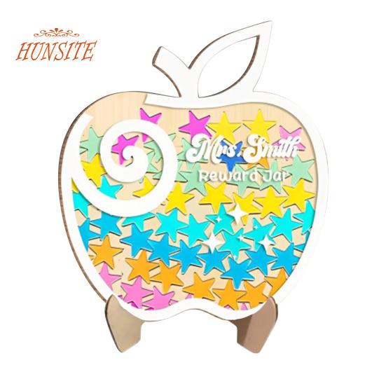 Magnetická nádoba na odměny Stars, barevné žetony, nástroj pro správu třídy
