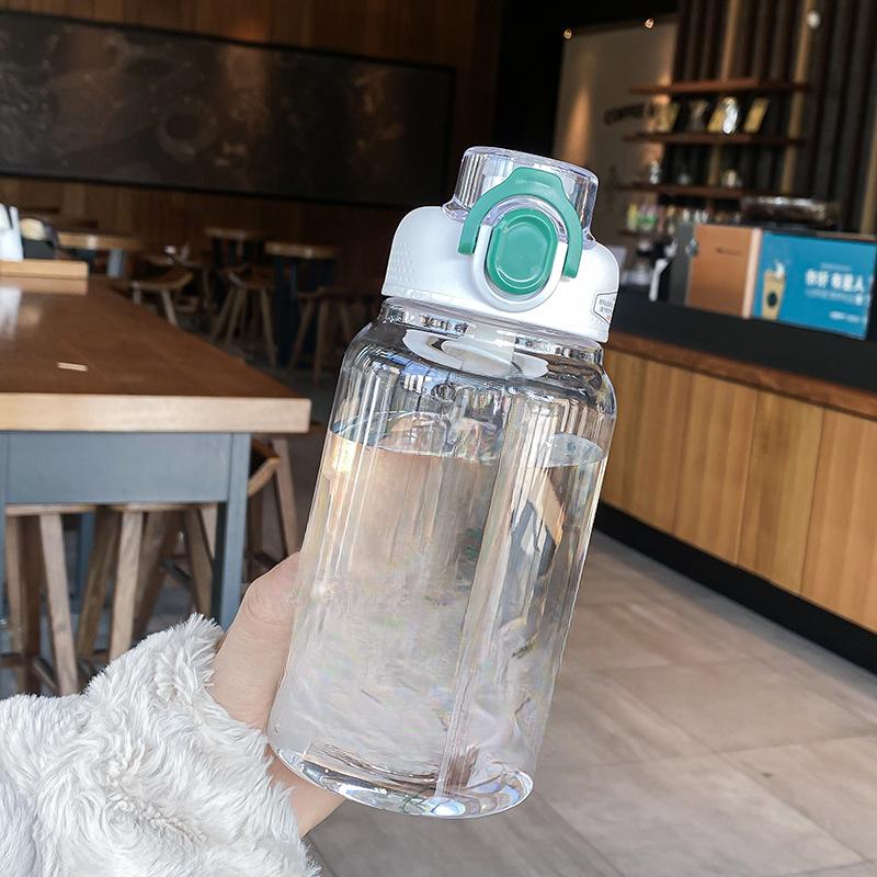 New Plastic Cups, Large-capacity Fitness Kettle, Outdoor Portable Space Cup, Plastic Cups for Students and Couples.