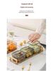 Elegant Transparent Fruit and Snack Display Plate for Living Room