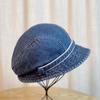 New Style Foldable Denim Fisherman Hat For Women Fashionable Ol Style Adjustable Size Sun Protection