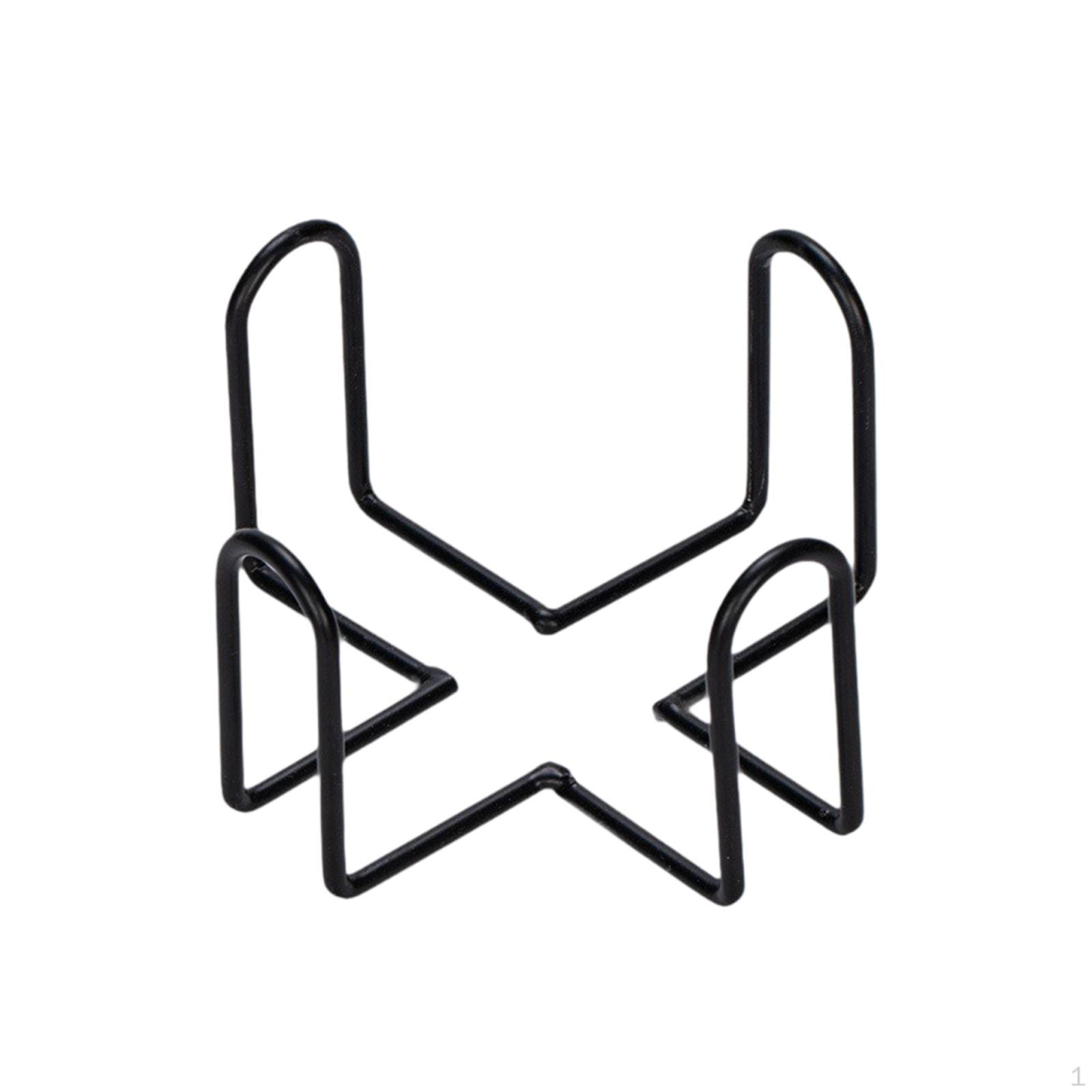 

Iron Coaster Holder,Coasters Shelf Sturdy Stable Decorative for Coasters Coffee Storage