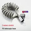 Three-Gear Stop Water Shower Head with Hair Washing Extension