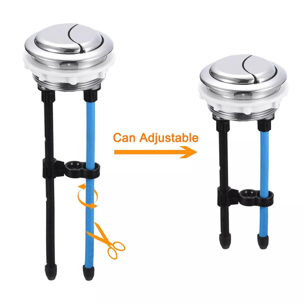 Upgrade Your Bathroom with a Dual Push Flushing Toilet Button Replacement for Tanks with a 48mm Thread Diameter