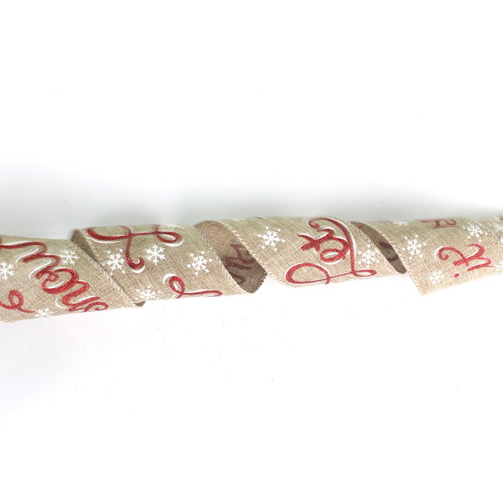 Stylish 2 Meter Christmas Ribbon For Elegant Diy Holiday Crafts And Decorations Festive