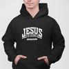 Jesus ist König Offenbarung 19:16 Christlicher Glaube Polyester Hoodie Sweatshirt