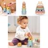 Montessori Stacking Toy For Children Silicone Sensory Development Educational Playset