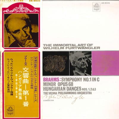 Disc LP WILHELM FURTWANGLER(COND.)/VIENA P - Brahms/Simfonia nr. 1 în Do minor Op. AB8035 TOSHIBAEMI Japonia Obi Clasic Folosit