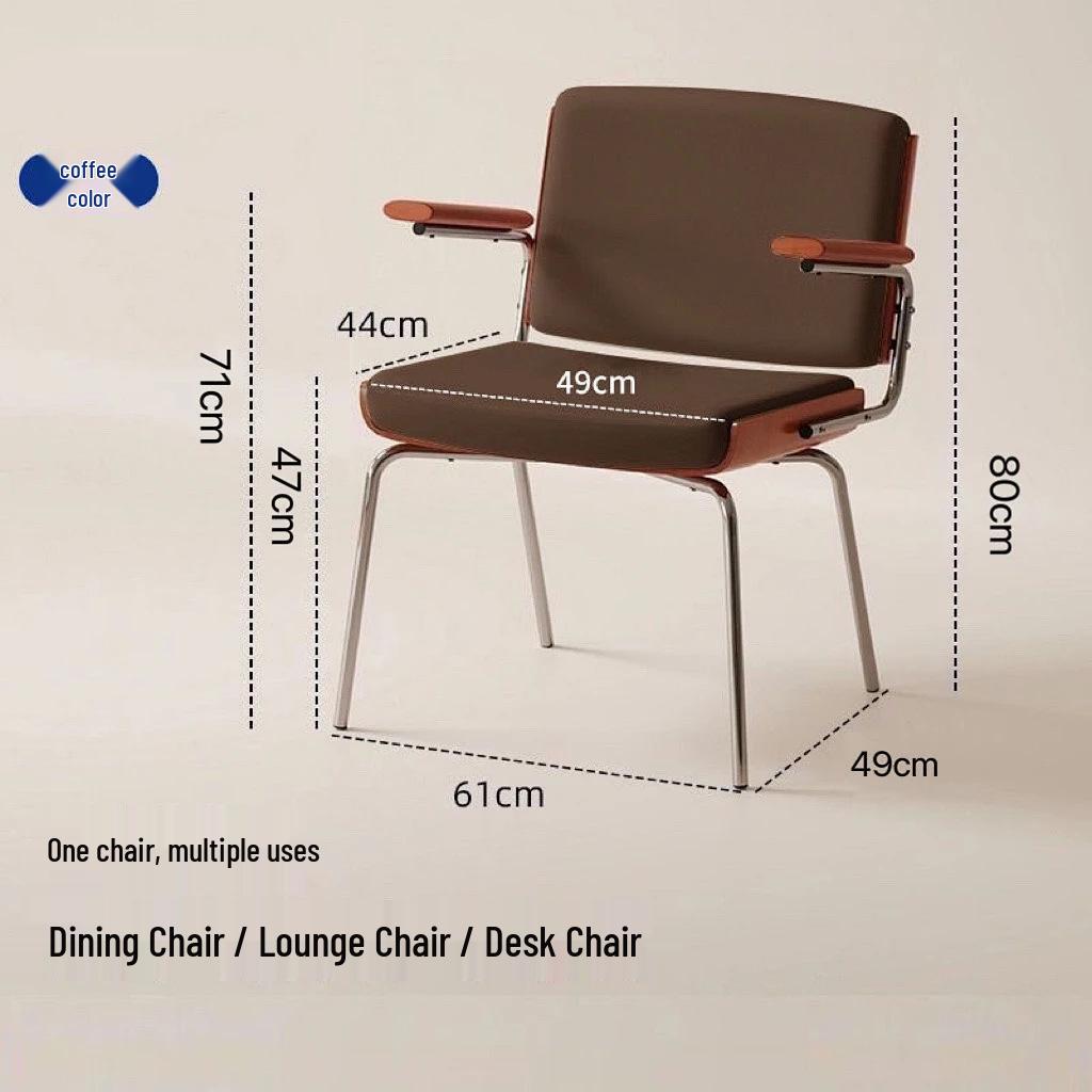 Retro Wabi-Sabi Style Luxury Dining Chair - Vintage Makeup or Dining Chair