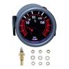 Oil Temp Temperature Gauge Meter Kit Grey Engine Temp Gauge 2" 52mm White 50Degrees Celsius-150Degrees Celsius