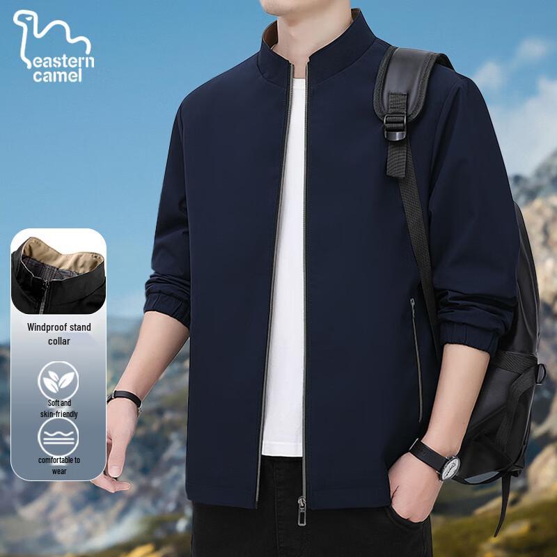EASTERN CAMEL Men's Casual Stand Collar Jacket