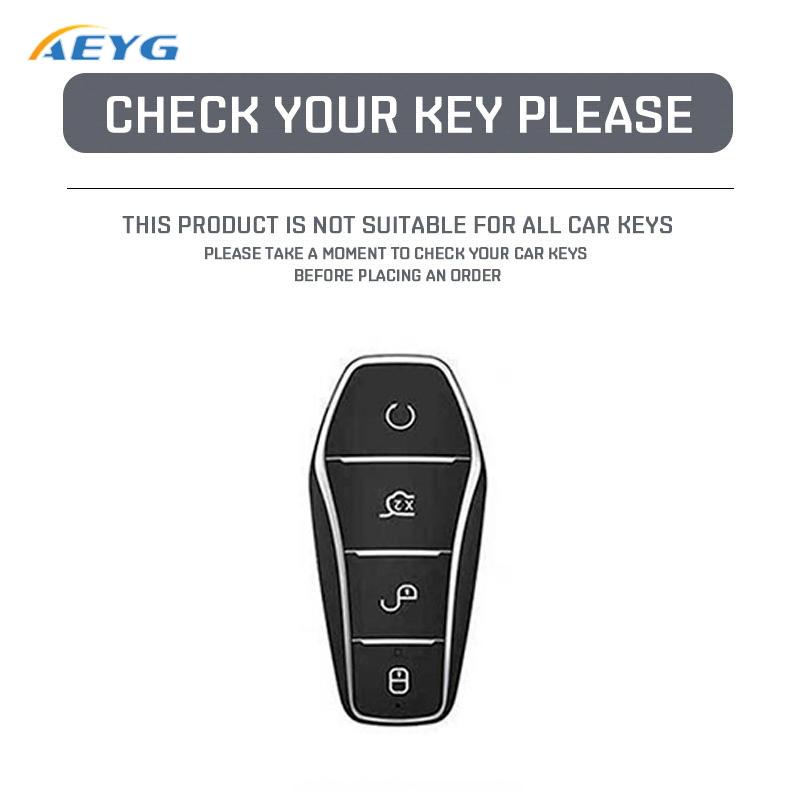 For Byd Qin Plusdmi Atto 3 Han Ev Dolphin Protection Cover Shell Auto Interior Accessories New Tpu Car Remote Key Case Fob