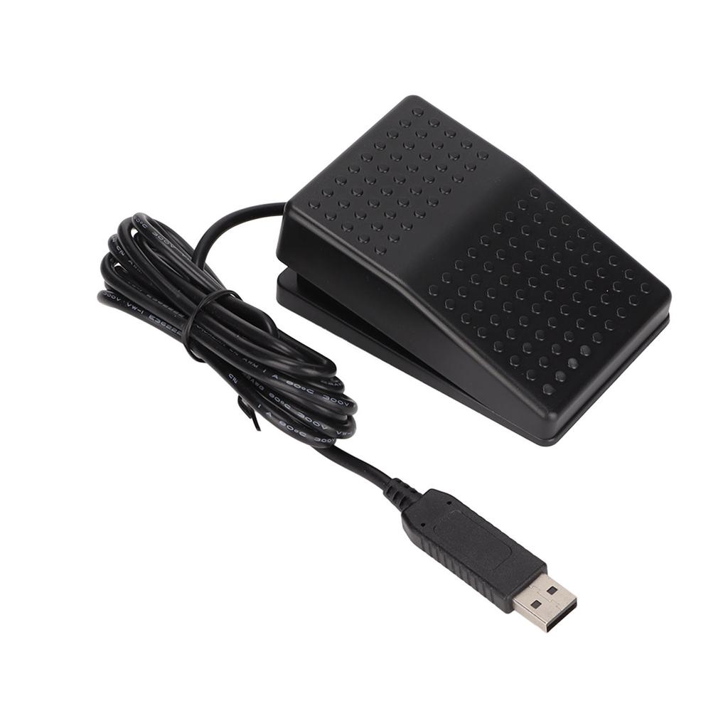 USB Fotsvitsj USB Enkelpedal Mekanisk Bryter med Indikatorlys Standard HID Programmerbar