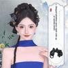 Hairpiece Synthetic Hanfu Chignon Headwear Princess Bow Hair Bun  Cheongsam
