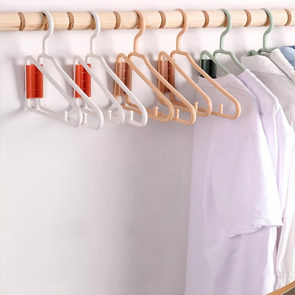 Foldable Clothes Hanger, Suitable for Home Wardrobe Storage, Luggage Storage for Travel, Balcony Drying, Dormitory Storage