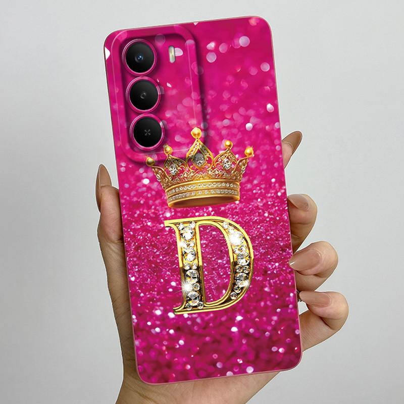Phone Case For Realme C71 2025 Cover Luxury Crown Letters Soft Silicone Shell Shockproof Bumper for Oppo realme C71 C 71 4G Etui