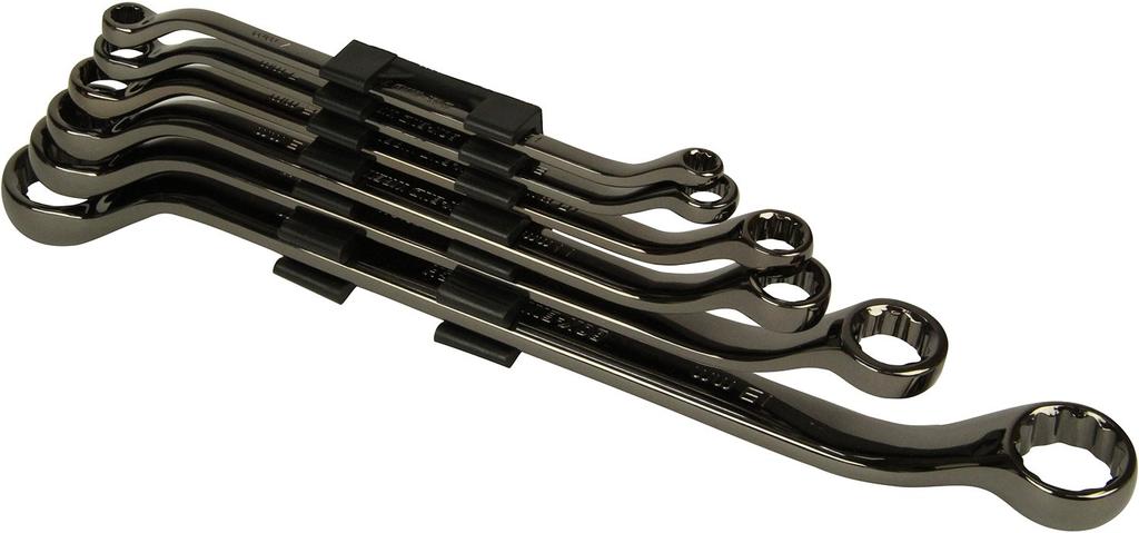 SK11 Open End Wrench Gunmetal (SK11) Set, Finish, 6-Piece Set, SMW-06GMS