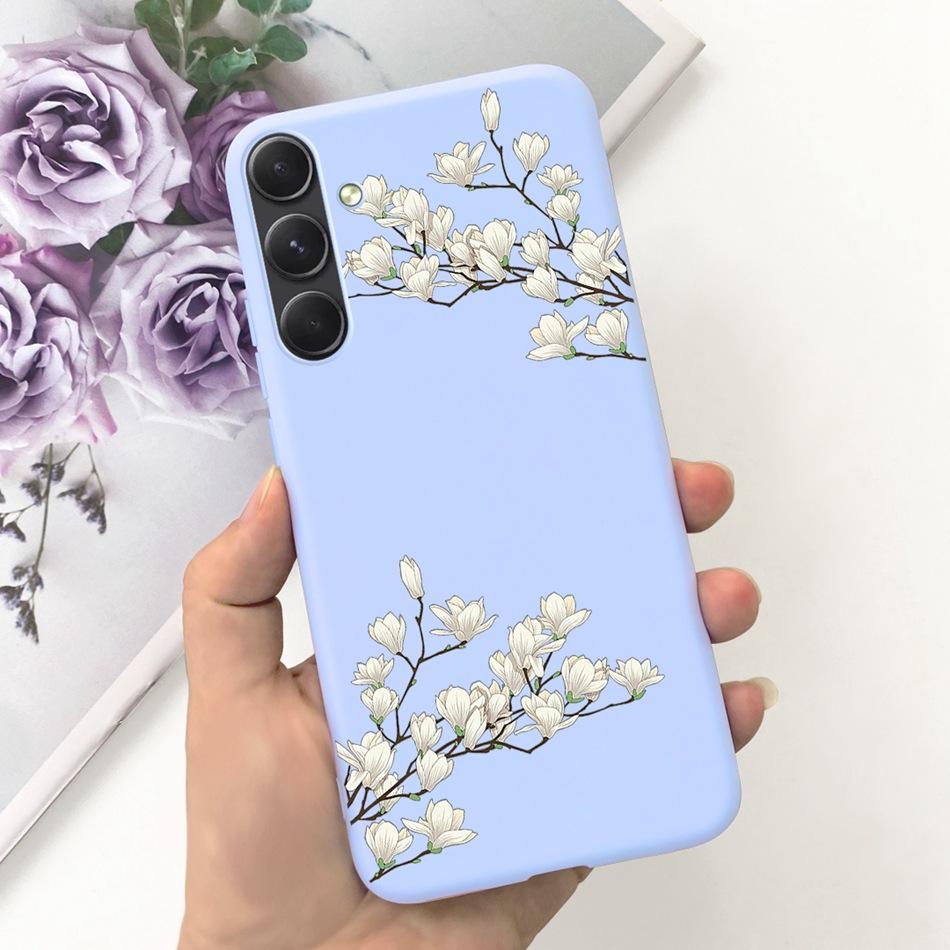 For Samsung Galaxy A55 Phone Case Samsung A55 5G SM-A556B Fashion Moon Pattern Soft Silicon Back Cover