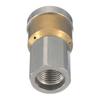 A84X-3X Steel Pressure Washer Drain Sewer Cleaning Pipe Jetter Rotary Nozzle 3 Jet 1/8 Inch F