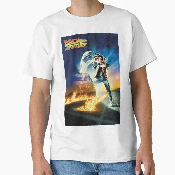 Retro Movies Back To The Future Poster Classic T Made In UsaAus TShirt S2xl S