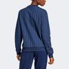 Adidas Originals Logo Comfortable Crew Neck Pullover Long Sleeve Sweatshirt Women sweatshirt Blue JJ3488