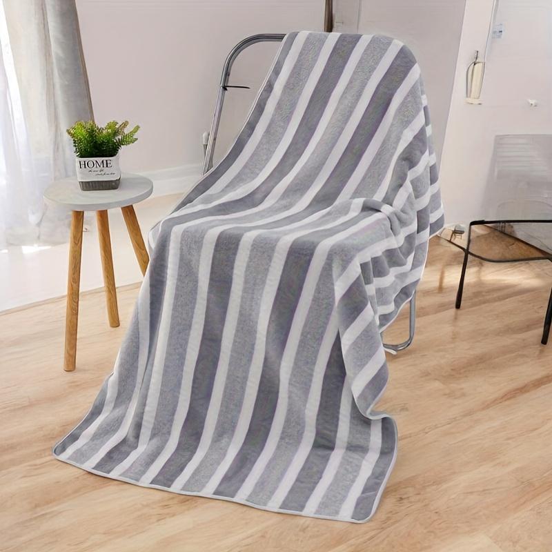 Extra Large Microfiber Towel 70x140cm, Quick-Dry & Super Absorbent, Perfect Travel/Yoga Gift. Multiple Colors! серый