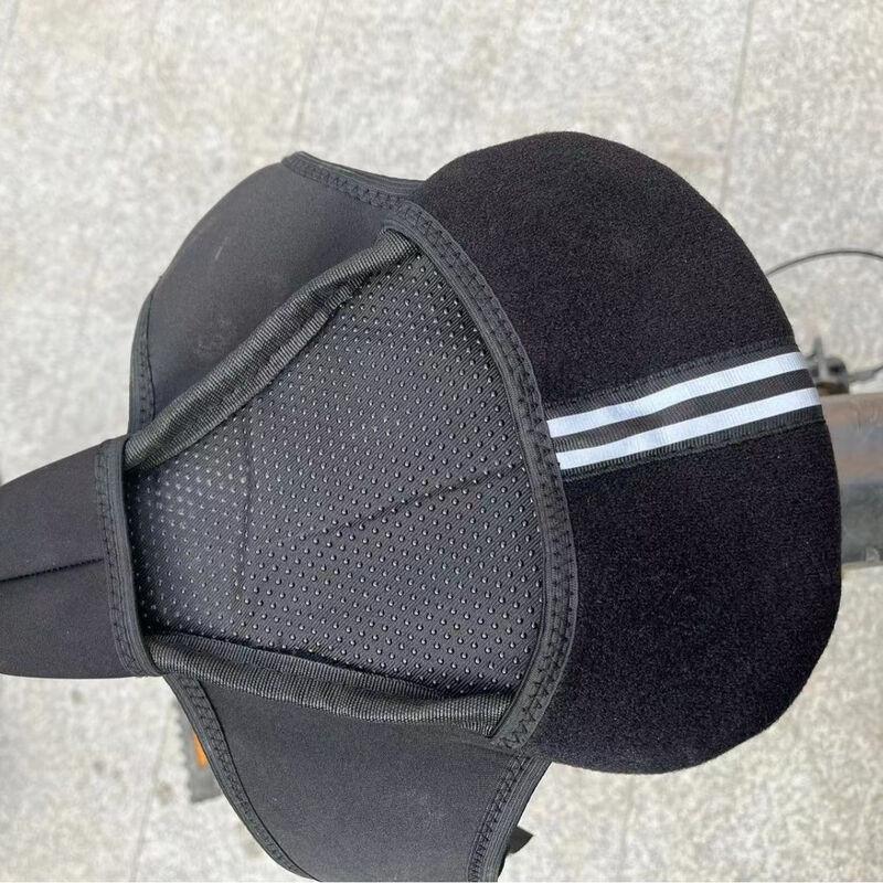 Thickened Silicone Bike Seat Cushion with Rain Cover