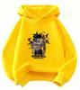 A Cartoon-style Hooded Casual Hoodie, from the "Dragon Ball" Series, Suitable for Children To Wear, with a Cartoonish Design.