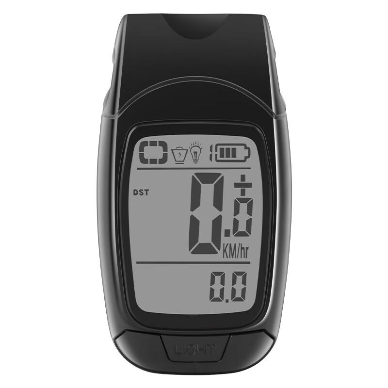 GEETHA 3-в-1 Велокомпьютер, Фара и Звонок