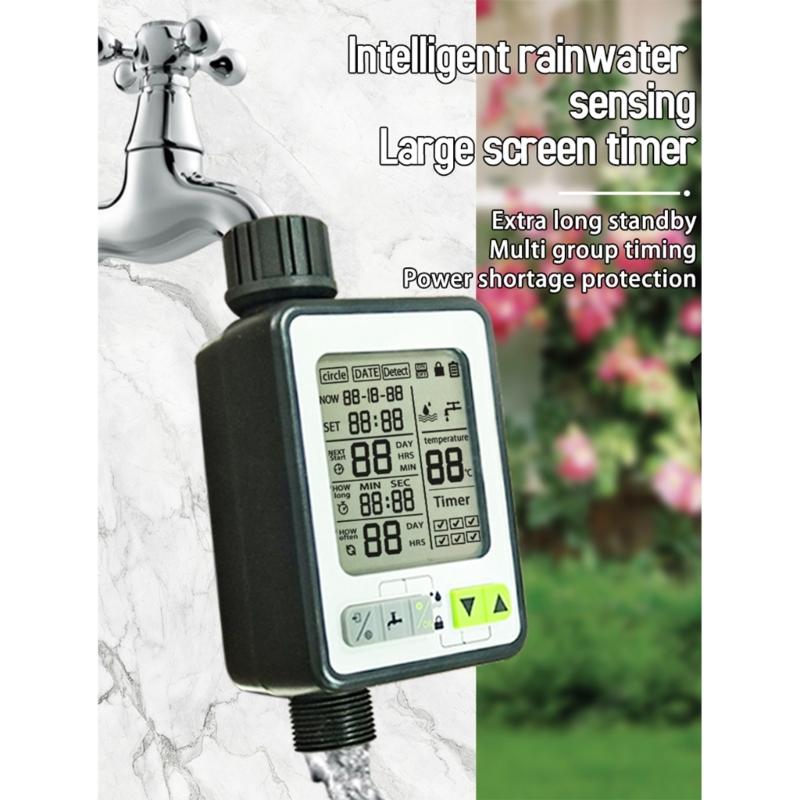 Automatic Water Timer Garden Digital Irrigation Machine Intelligent Sprinkler for Outdoor to Save Water&Time